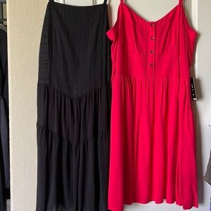 2 summer dresses both size L brand new
